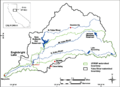 Map of the Yuba River watershed