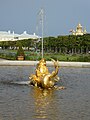 * Nomination Fountain pond with dragon fountain figure in Upper Gardens of Peterhof, Saint Petersburg, Russia. --Екатерина Борисова 01:22, 29 October 2024 (UTC) * Promotion  Support Good quality. --Johann Jaritz 02:59, 29 October 2024 (UTC)