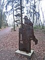 Eisenskulptur am Aufgang zum Mordkuhlenberg (2013)