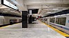 A train at Civic Center/UN Plaza station, 2018