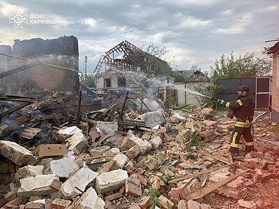 Vovtchansk le 11 mai 2024