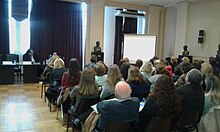 Jornada por el Día del Alzheimer en el Salón de Consejo de la Facultad de Ciencias Médicas de la Universidad de Buenos Aires