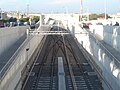 The north parking of Line 1, next to the Auditorio railway station.