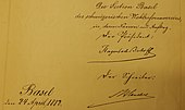 Signature de Eduard Hagenbach-Bischoff