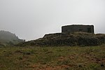 Military bunkers at the pass