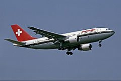 Swissair stripe livery, bit front