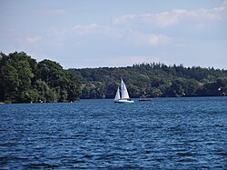 Sejlbåd på Großer Plöner See