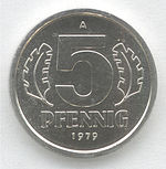 Vorderseite 5 Pfennig