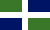 County Flag of Oxfordshire (modern version)