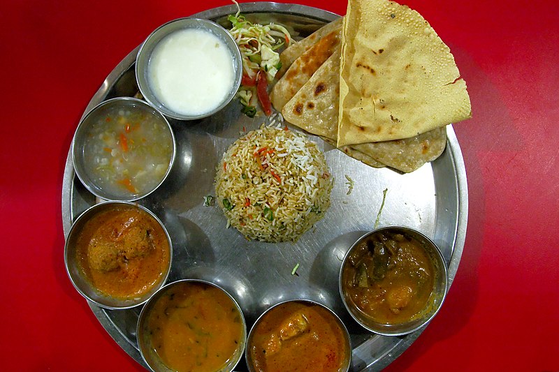 File:Darjeeling, India, Indian Thali meal.jpg