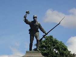 Estátua de Juan Santamaría, construída em 1887