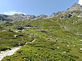 Le refuge en arrivant depuis le vallon au nord-est.