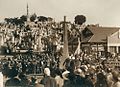 Unveiling ceremony, Anzac Day 1924, Toowong Cemetery, Brisbane, Australia