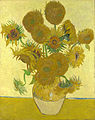 Vase avec quatorze tournesols, août 1888 à Arles, National Gallery (Londres).