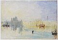   Santa Maria della Salute and the Dogana, Venice, at Sunset, across the Bacino, 1840