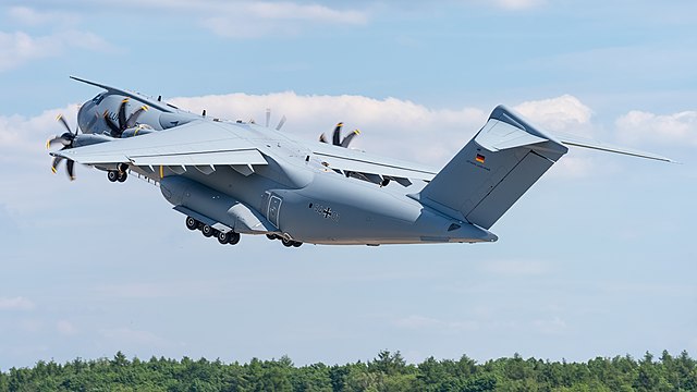 German Air Force Airbus A400M (reg. 54+01, cn 018) at ILA Berlin Air Show 2016.