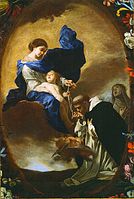 The Vision of Saint Dominic by Bernardo Cavallino, 1640