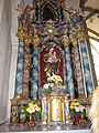 English: Parish church: Madonna altar Deutsch: Pfarrkirche: Madonnen-Altar