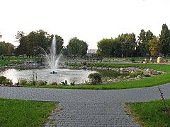 Podlaskie - Wysokie Mazowieckie - Wysokie Mazowieckie - Parkowa; Jankowskiego - Park 20110827 01.JPG