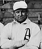 Cropped photograph of Philadelphia Athletics slugger Socks Seybold, c. 1902