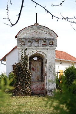 Nischenkapelle des hl. Johannes von Nepomuk in Červený Újezdec