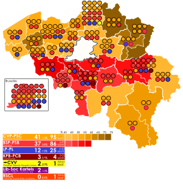 Uitslag per kiesarrondissement (Kamer)