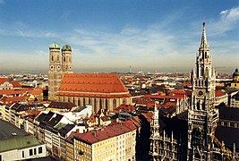 Frauenkirche et nouvelle mairie