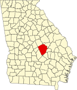 Map of Georgia highlighting Laurens County.svg