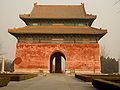 Shengong Shengde Stele Pavilion at the beginning of the sacred walk leading to the tombs