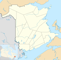 Mapleton is located in New Brunswick