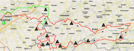 Routekaart van de Kuurne-Brussel-Kuurne 2019