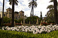 La Plaza de América et ses jardins