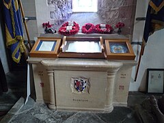 St. Nicholas Church (War Memorial ^1 ^ Montgomery) - geograph.org.uk - 6339166.jpg