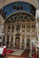 L'iconostase de l'église Saint-Nicolas.