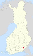 Lage von Taipalsaari in Finnland