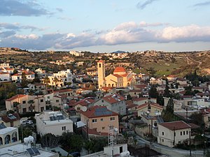 Traditional center of Agios Tychonas