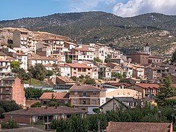 View of Estadilla, Huesca, Aragon, Spain