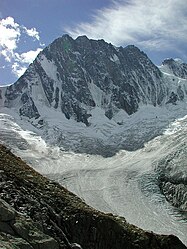 La cara nord de les Grandes Jorasses