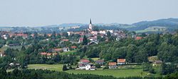 Hutthurm seen from Büchlberg