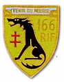 Insigne du 166e RIF.