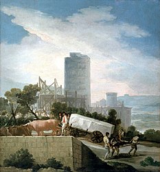 1786-1787 Driving an ashlar