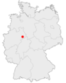 Lage der Stadt Lichtenau in Deutschland