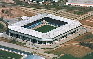 Luftaufnahme des Stadions (2007