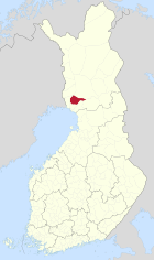 Lage von Tervola in Finnland