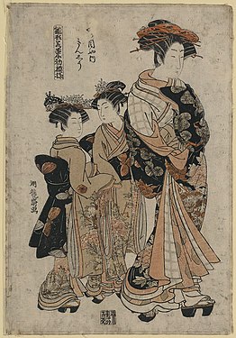 La Courtisane Kinshū de Yotsumei-ya (1775-1777) Library of Congress