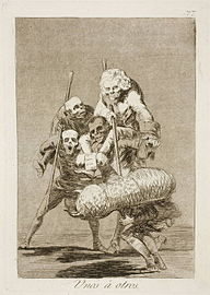 Capricho No. 77: Unos a otros (Unuj al aliaj)