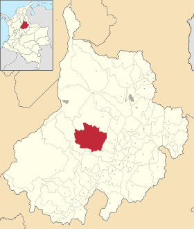 Localisation de El Carmen de Chucurí