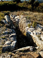 Dolmen de Roque Traoucadou Villeneuve-Minervois, Aude)