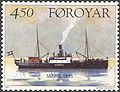 Bárður Jákupsson: Smiril I - stamp FR 340 of 1999.