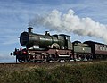 City of Truro: Middle Chrome green, orange lining and red frames